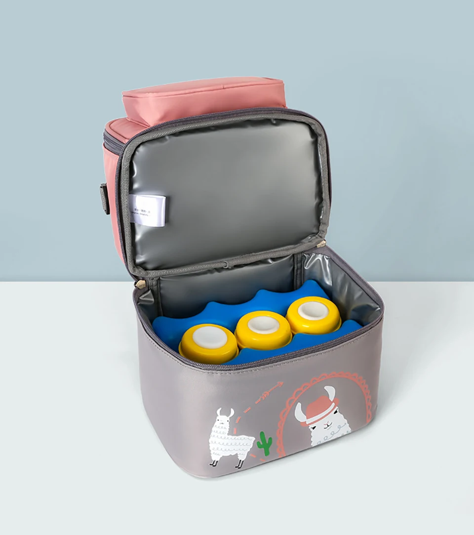 Bolsa de mano aislante con patrón infantil
