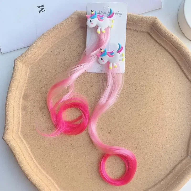 Horquillas unicornio coloridas para niñas – Accesorios cabello - imagen 2