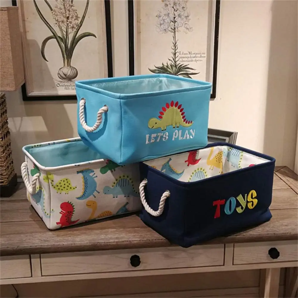 Cesto de almacenamiento infantil desplegado