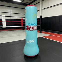 Saco de boxeo inflable infantil con juego interactivo