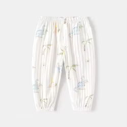 Lawadka pantalones acampanados de verano en algodón con estampado