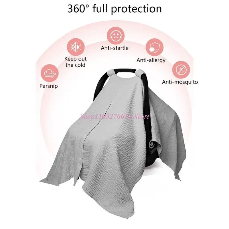 Funda cubreasiento de coche infantil suave y cómoda para bebé