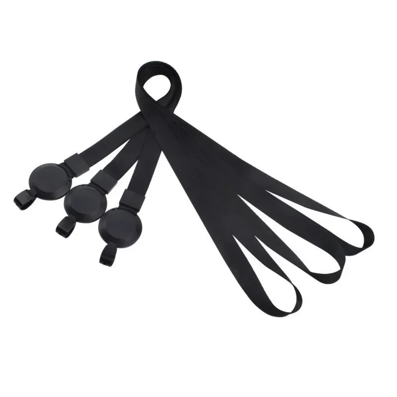 Porta credenciales con carrete retráctil y cordón – Soporte trabajo - imagen 2