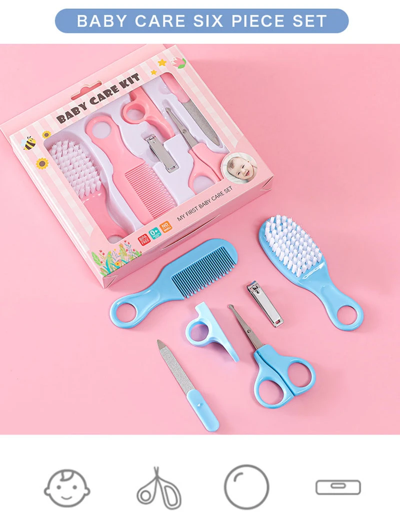 Kit de higiene para bebé en bolsa organizada