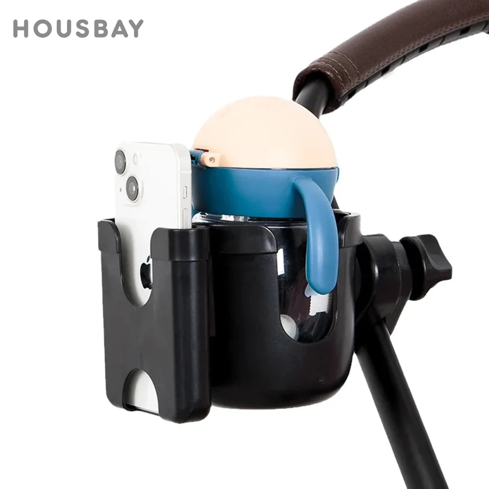 Portavasos universal para cochecito – Soporte para biberón y teléfono - imagen 3