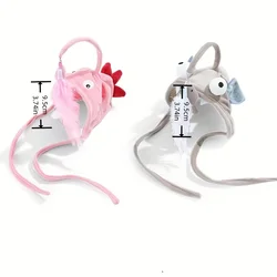 Juguete interactivo con sombrero ajustable para gatos – Accesorio divertido