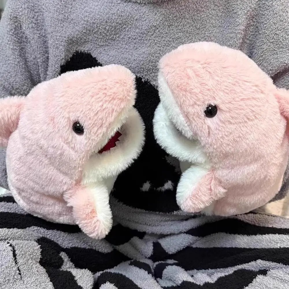 Marioneta de mano tiburón interactiva de peluche - imagen 2