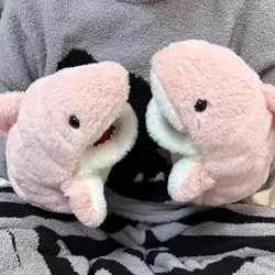Marioneta de mano tiburón interactiva de peluche