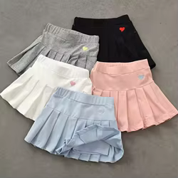 Uniforme escolar coreano para niñas: falda plisada veraniega