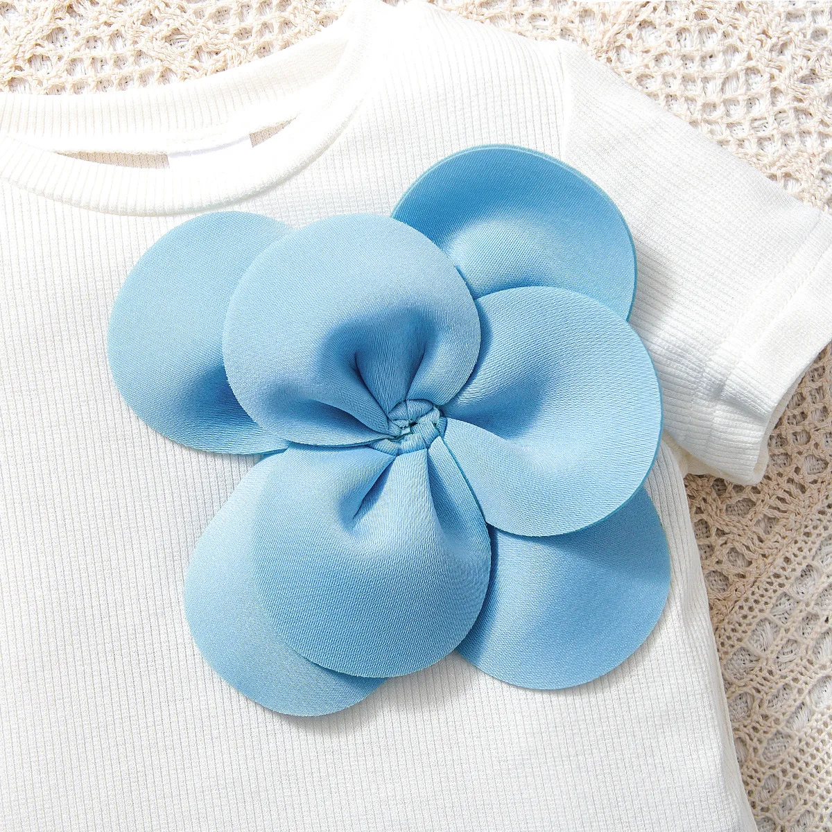 Conjuntos de verano para niños: top manga corta flores y falda - imagen 4