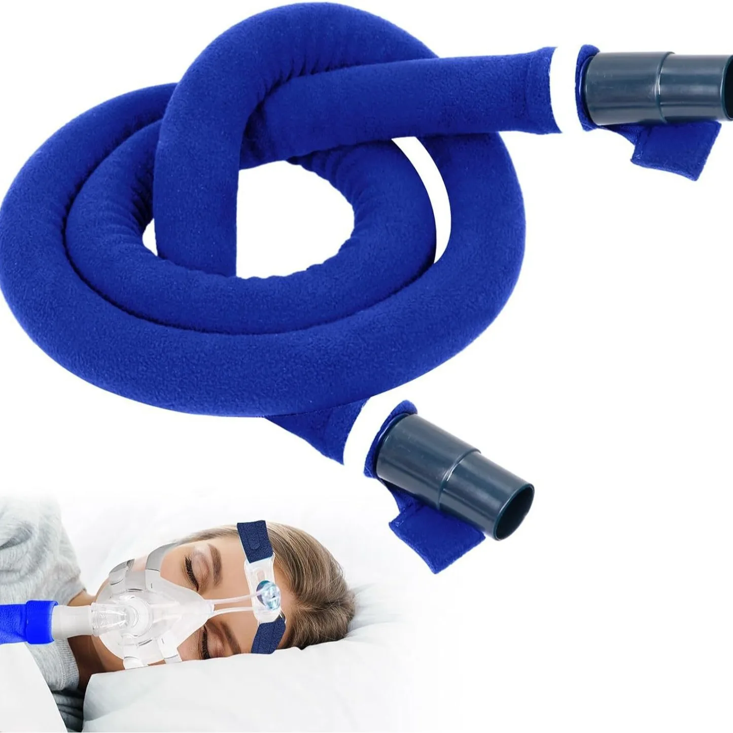 Funda CPAP para manguera del respirador, térmica tubo de oxígeno - imagen 3