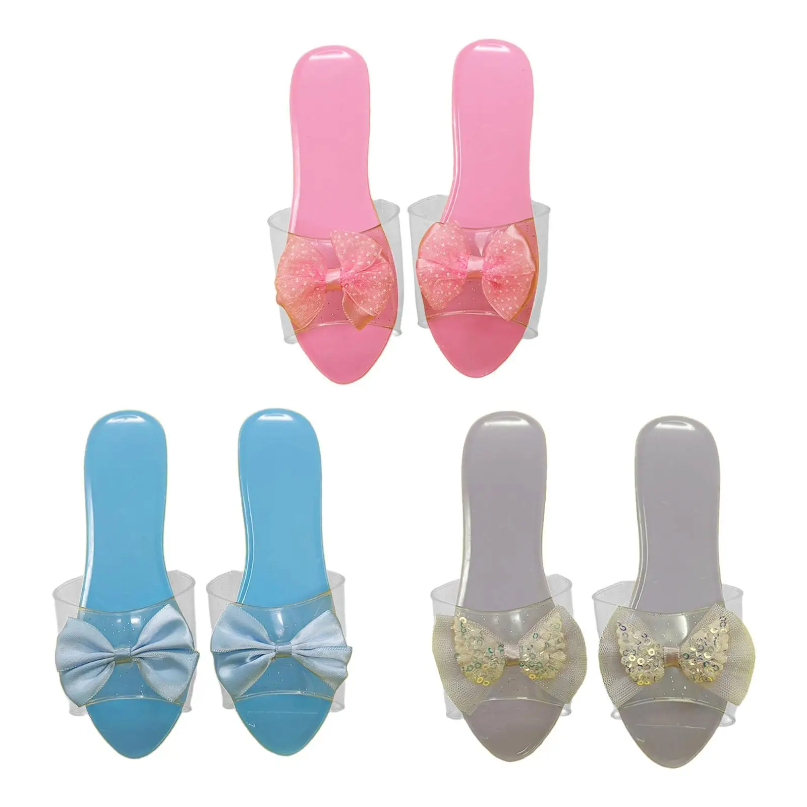 Sandalias de gelatina para niñas estilo princesa para disfraz fiesta - imagen 2