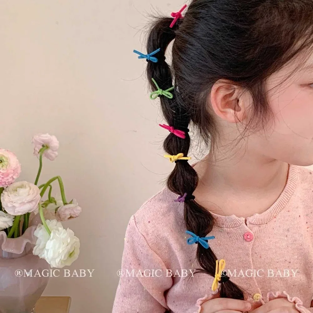 Lazos para el pelo hechos a mano con pasadores para niñas - imagen 5