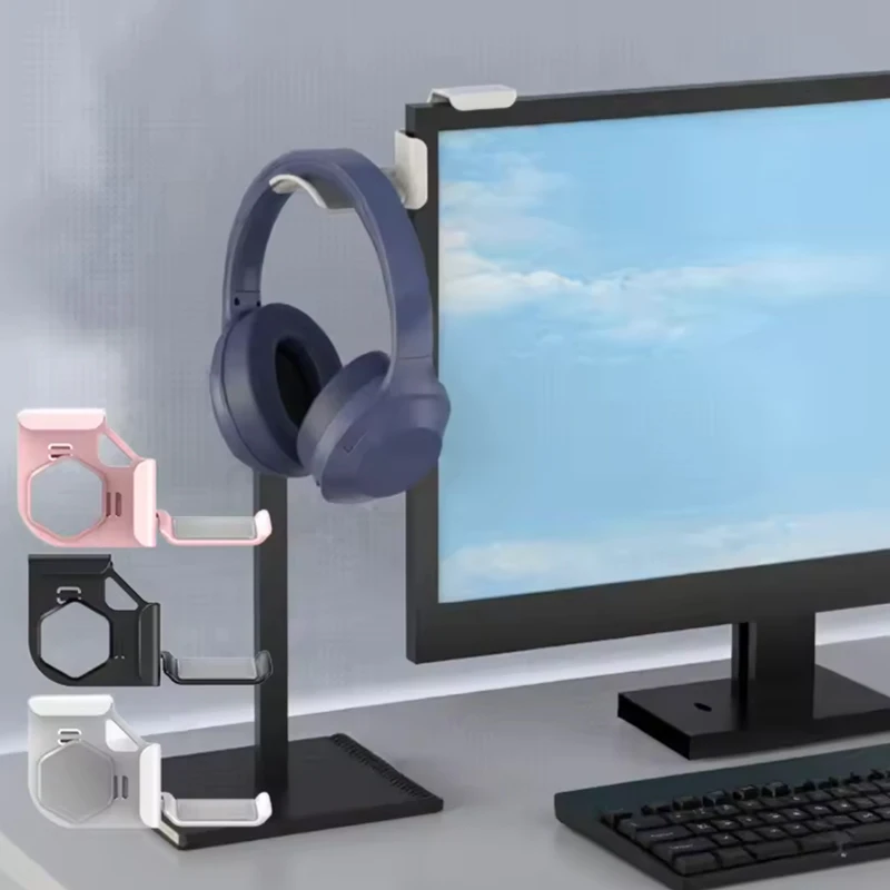 Soporte colgante para auriculares con gancho de pared duradero - imagen 2