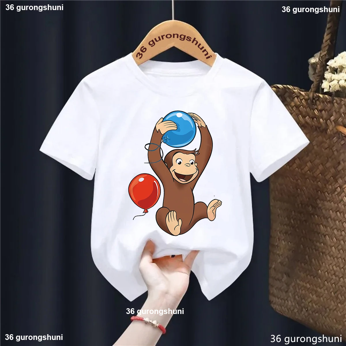 George Camiseta infantil gráfica manga corta verano niño - imagen 5