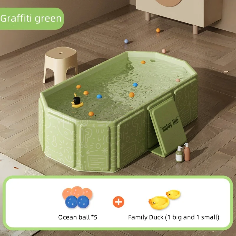 Bañera plegable de PVC para bebé e infantil – Resistente y funcional