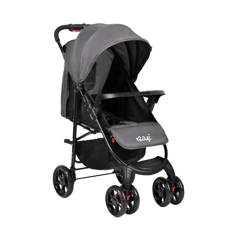 Cochecito de bebé paraguas reclinable y plegable con amortiguación