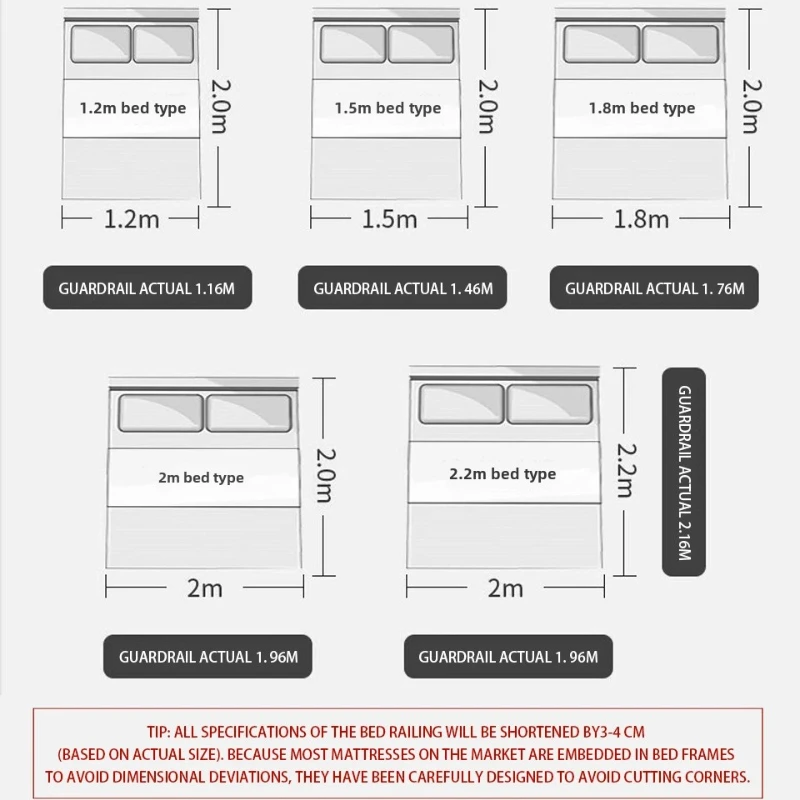 Barreira protectora anticaída para cama de bebé - imagen 3