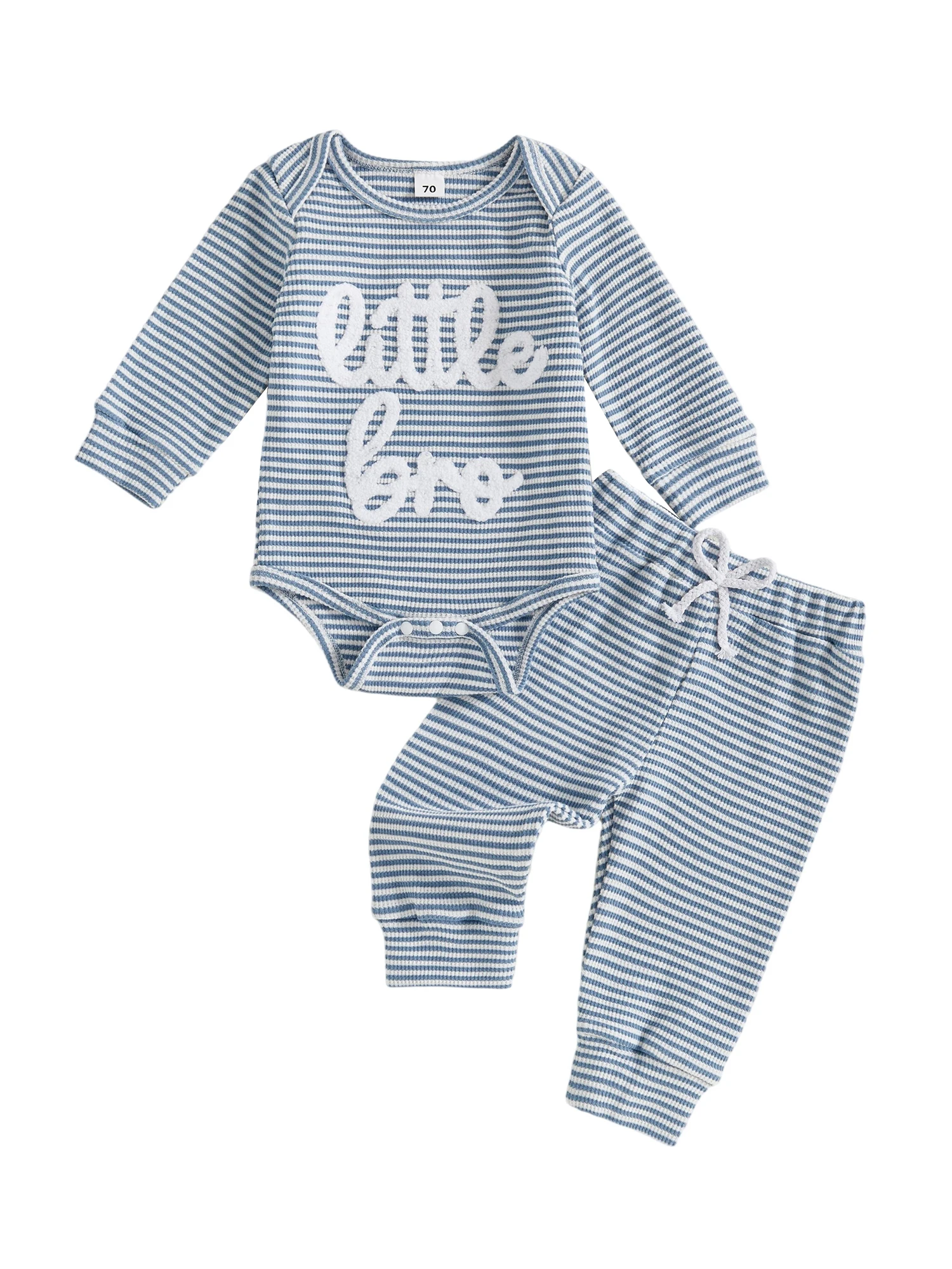 Conjunto bebé con bordado de letras