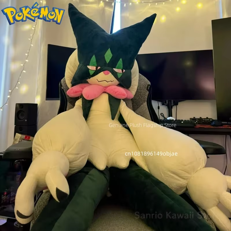 Baokemeng Meowscarada muñeco de peluche sin relleno dibujos animados - imagen 4