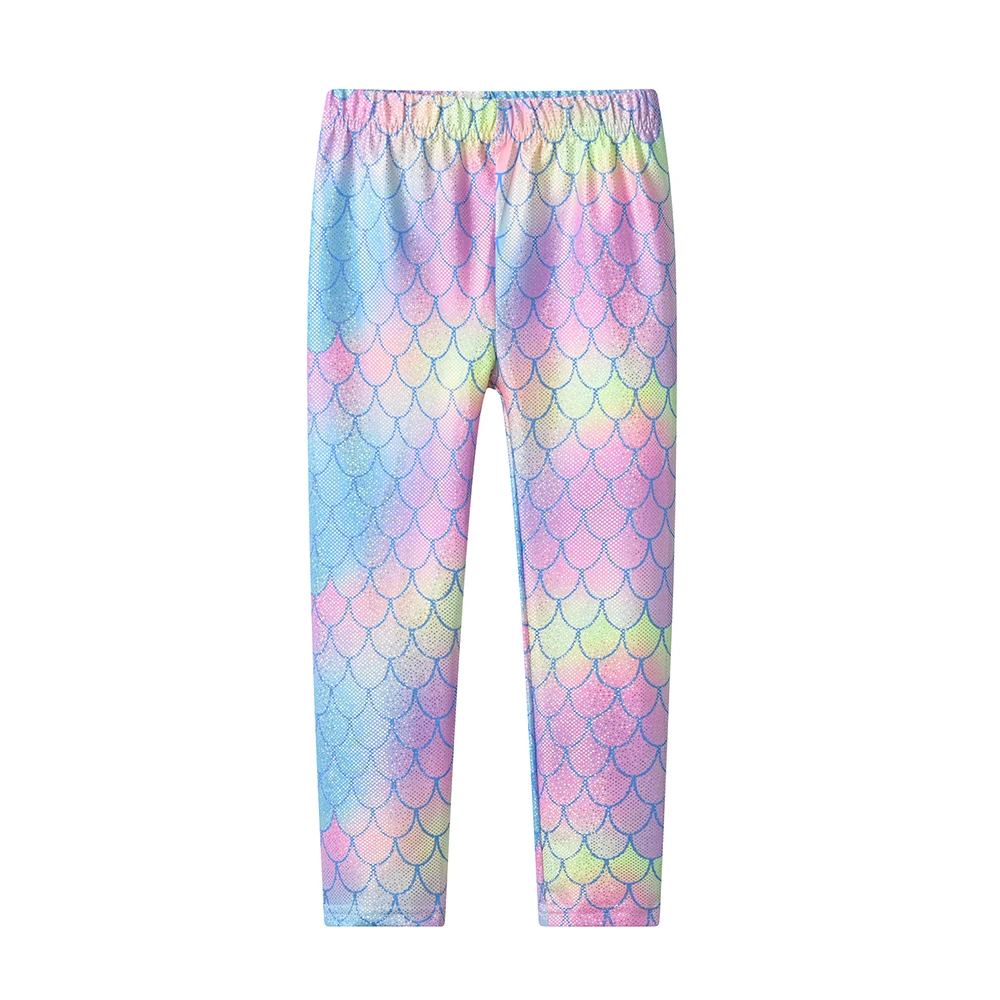 DXTON Pantalones de verano a cuadros para niñas – Leggings finos - imagen 5