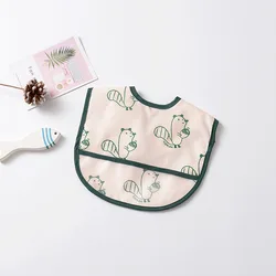 Babero infantil impermeable con toalla suave para eructar