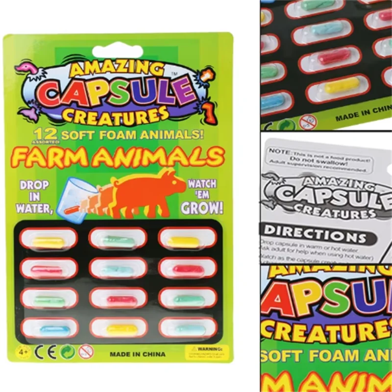 Juguete de baño con cápsulas absorbentes que crecen en el agua - imagen 4