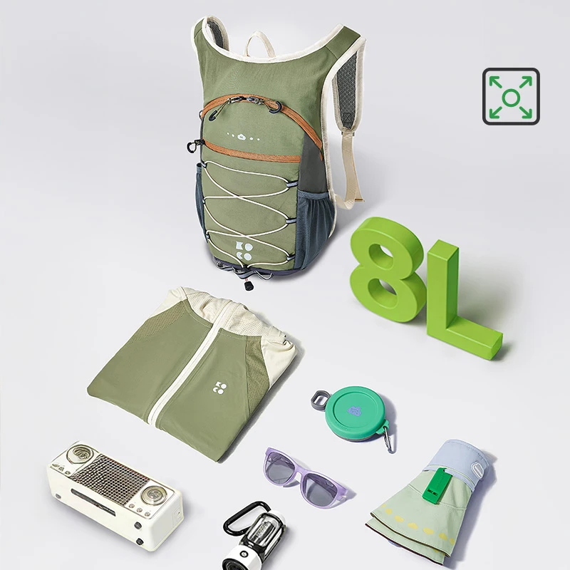 Mochila infantil de senderismo impermeable con cordón mariquita - imagen 2
