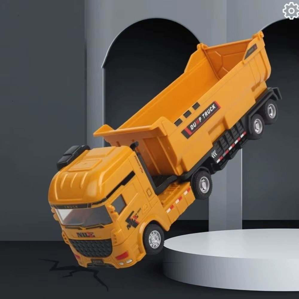 Camión juguete excavadora mezclador realista para niños - imagen 3