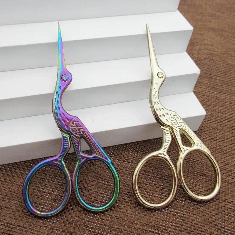 Vvocci tijeras para cejas y barba de acero inoxidable precisas