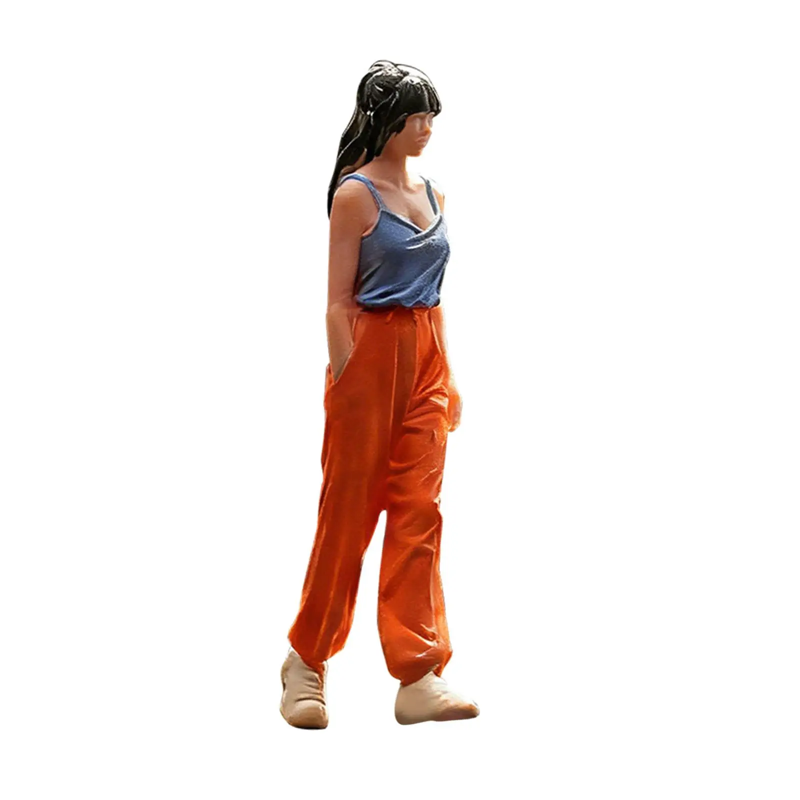 Figura de juguete femenina en miniatura para decoración