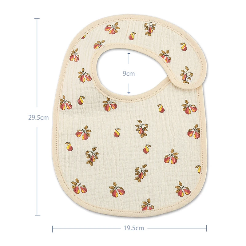 Babero bandana impermeable de algodón suave para bebé