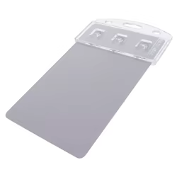 Soporte identificador para tarjeta esmerilada horizontal