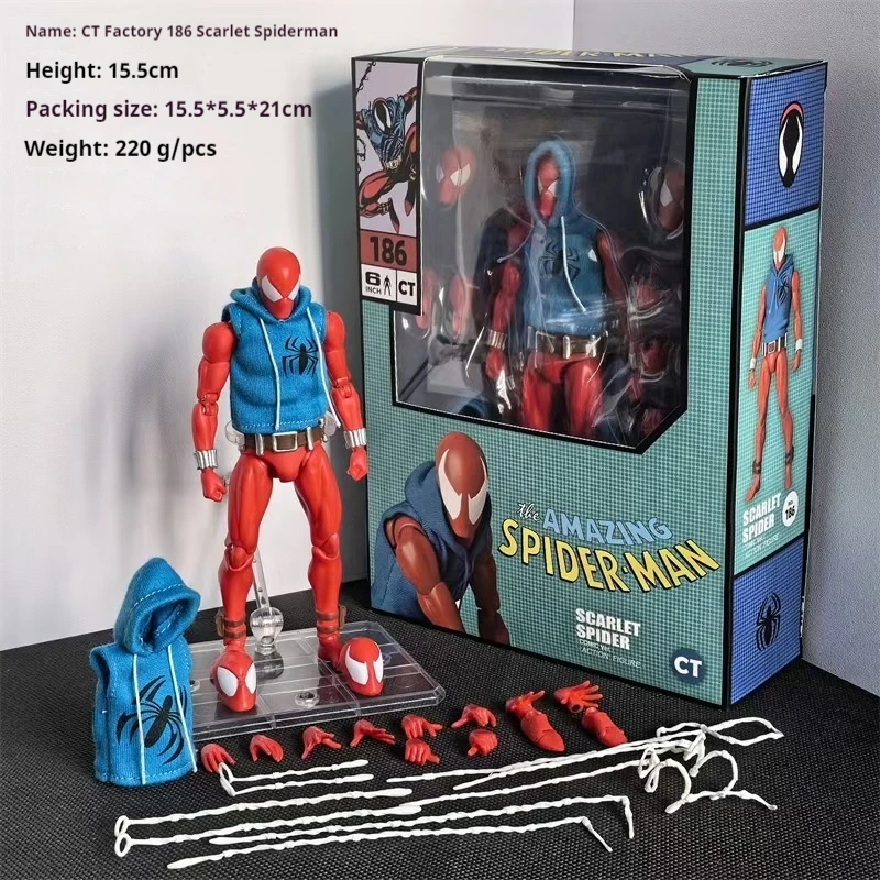 Figura Scarlet Spider vista frontal