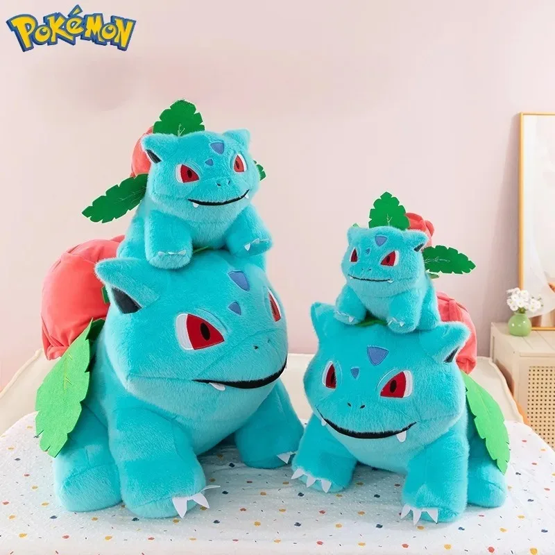 Peluche Pokémon Bulbasaur suave y cómodo para niños, cojín decorativo - imagen 2