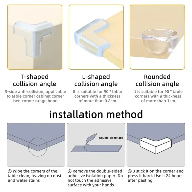 Protector de esquinas antivuelo para muebles – Seguridad infantil - imagen 3