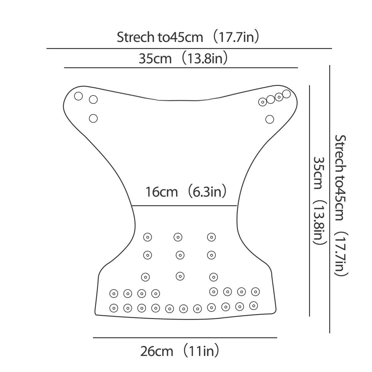 Pack de 3 unidades para rotación