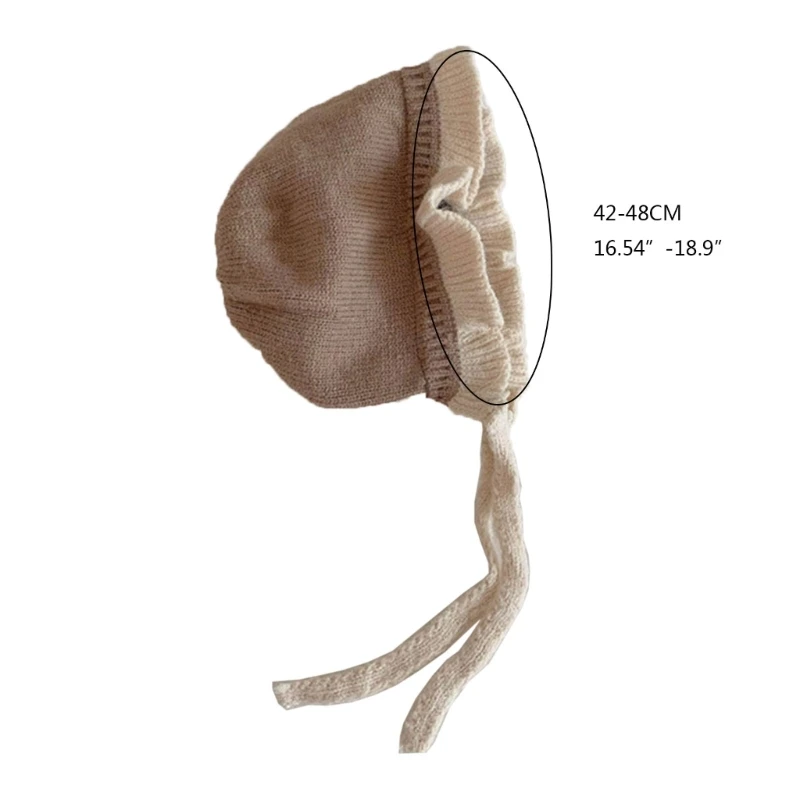 Gorro con orejeras de punto para bebé y niño, abrigo invierno - imagen 3