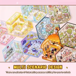 Juego creativo de pegatinas 3D para niños