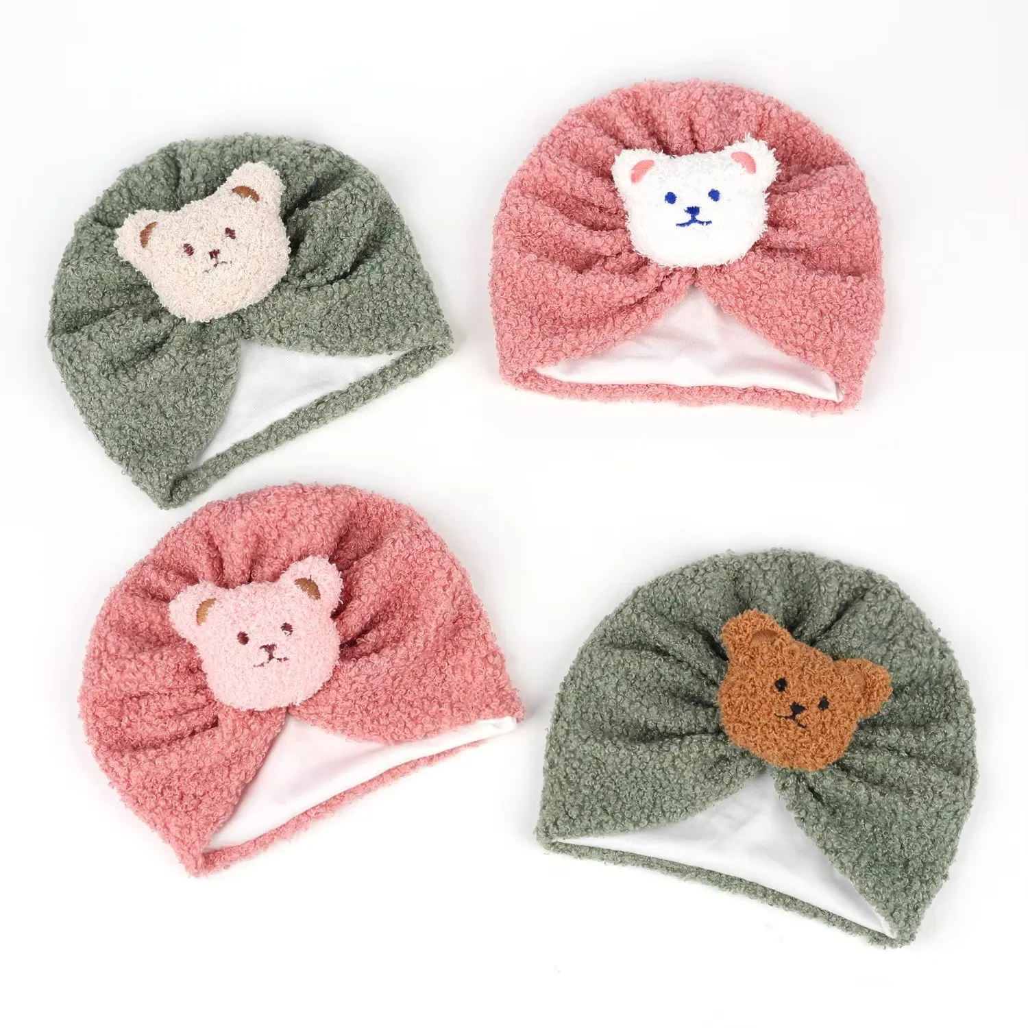 Gorro térmico de invierno para bebé con turbante anudado - imagen 3