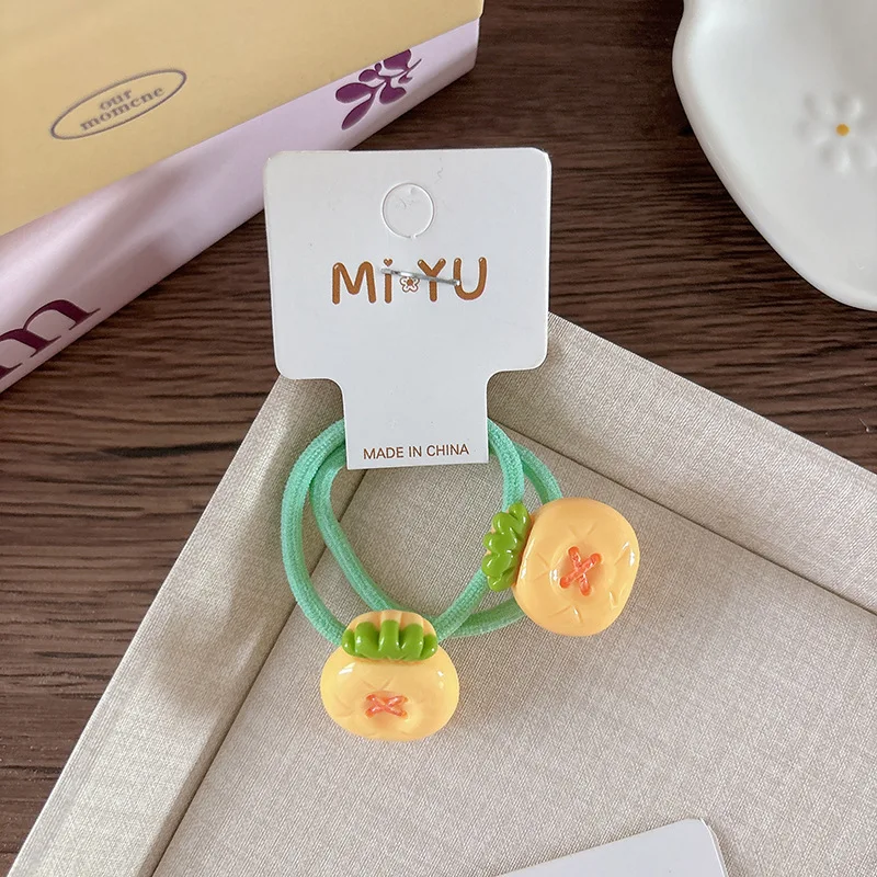 Diademas elásticas de frutas para niña – Cabello trenzado verano - imagen 5