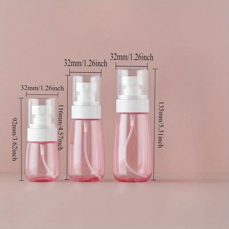 Mini botellas pulverizadoras reutilizables para viajes cosmética - imagen 2