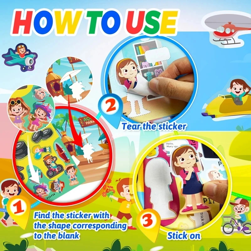 Juguetes Montessori y adhesivos educativos para niños de 3-6 años - imagen 3