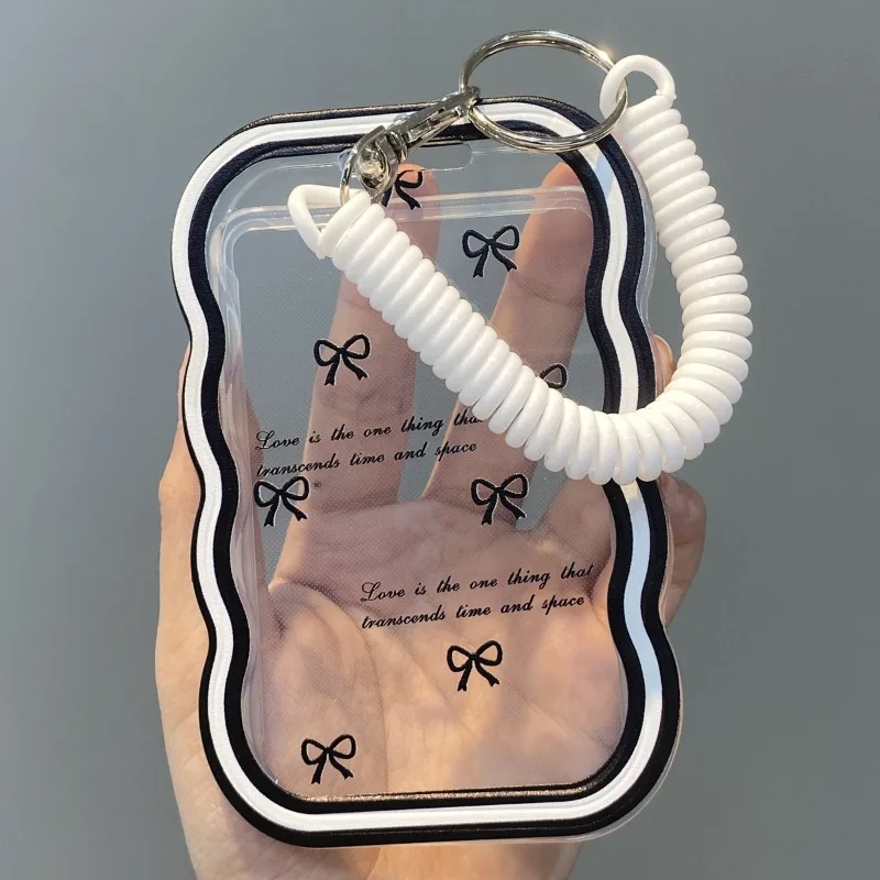 Porta tarjetas transparente de acrílico con funda identificativa - imagen 3