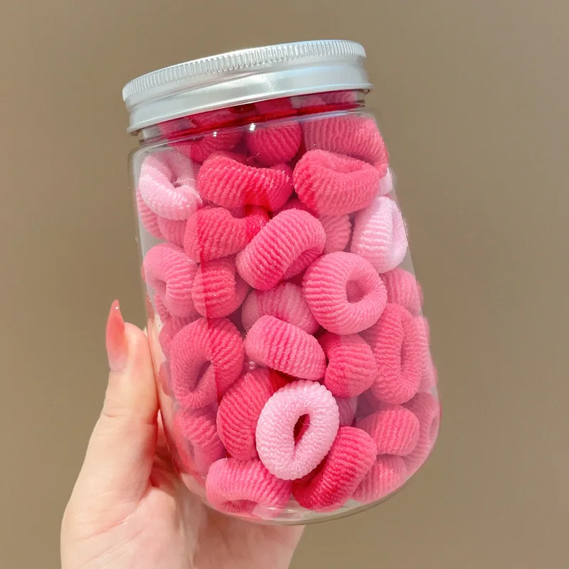 Bandas elásticas lazos cabello bebé niña – Accesorios suaves - imagen 5