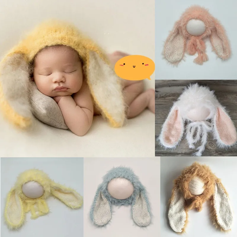 Gorro bebé punto con orejas de conejo THINKTHENDO