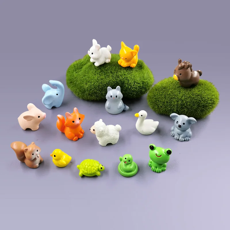 Decoración de jardín en miniatura con animales: delfín y dinosaurio - imagen 3