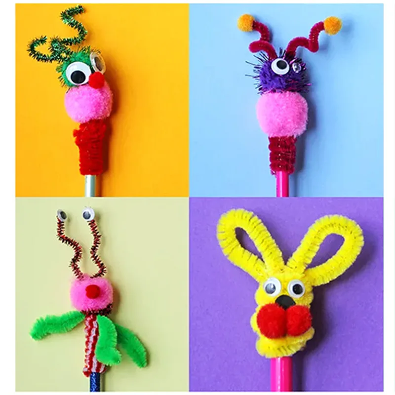 Barras giratorias de chenilla esponjosa para artesanía infantil - imagen 5