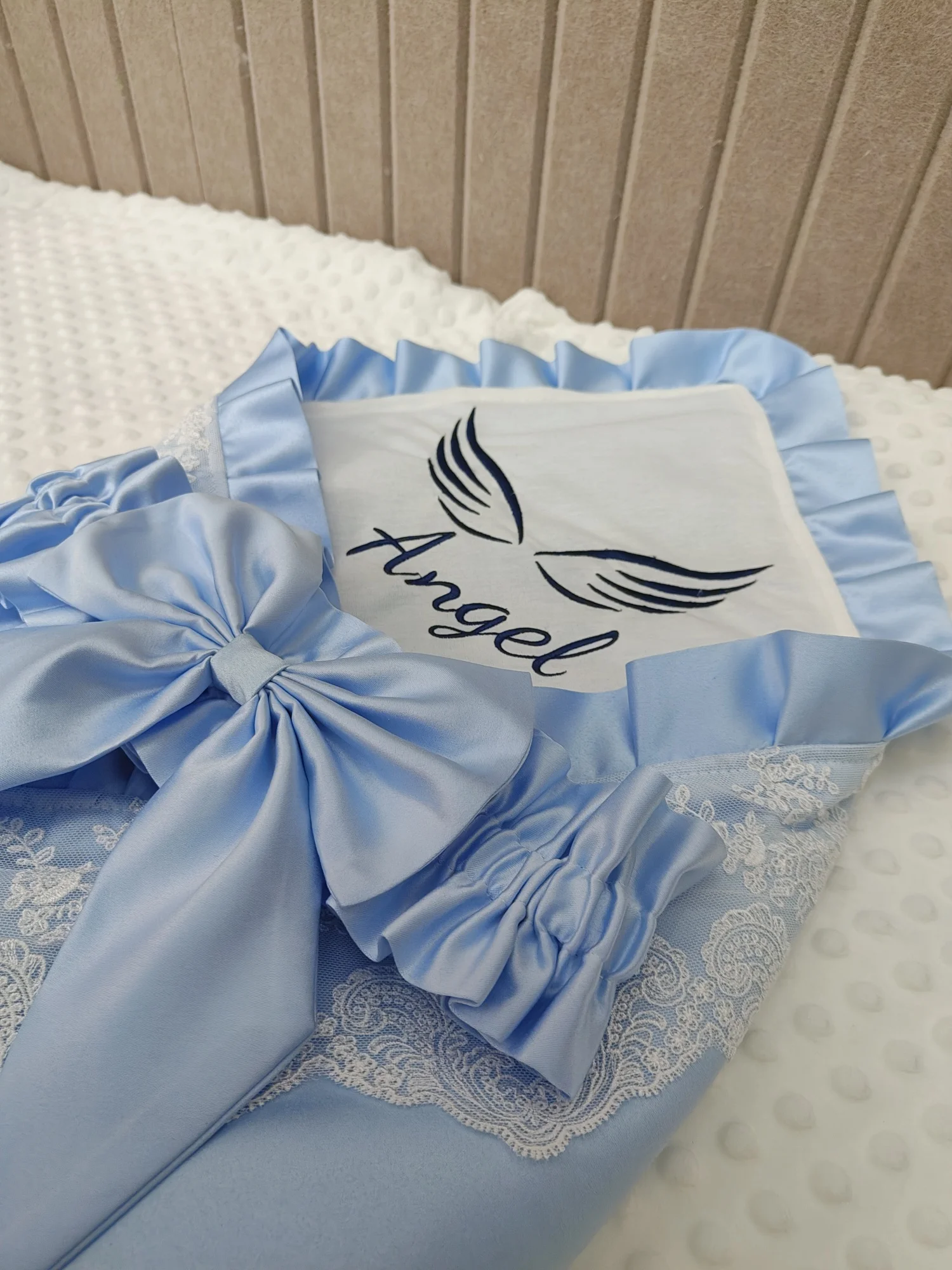Manta para bebé personalizable tipo receptora para recién nacidos - imagen 2
