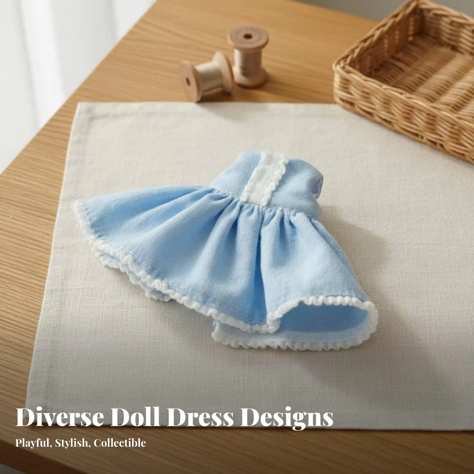 Vestido para muñeca BJD con costuras impecables y acabado fino - imagen 5